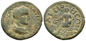(Bronze, 6.69g 24mm) Phrygia. Akmoneia. Maximinus I Thrax AD 235-238.
AVT K Γ ΙΟV ΟVΗ ΜΑΞΙΜΕΙΝΟC, draped, cuirassed and laureate bust right 
Rev. AK...