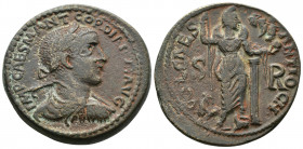 (Bronze, 24.62g 32mm) PISIDIA. ANTIOCHIA Gordian III. 238-244. 
Paludate bust with lettering right. IMP CAES M ANT GORDIANVS AVG 
 Rev.COL CAES - AN...