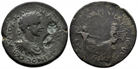 (Bronze, 19.89g 30mm) CILICIA. Diocaesarea. Caracalla (198-217). 
AYTOK KAIC M AYP ANTΩNЄINOC CЄB. Laureate, draped and cuirassed bust right; in oval...