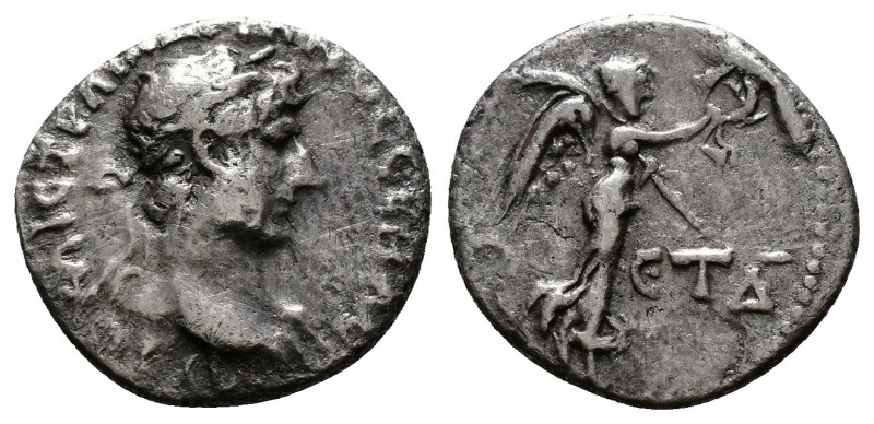 (Silver, 1.33g 13mm) Hadrianus (117-138 AD). AR Hemidrachm Caesarea, Cappadocia,...