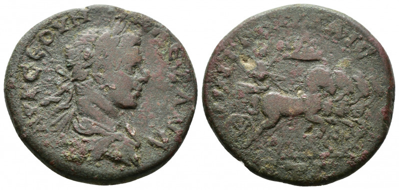 (Bronze, 11.01g 27mm) CAPPADOCIA. Caesarea. Severus Alexander (222-235). Dated R...