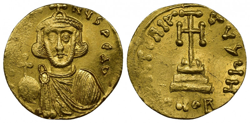 (Gold. 4.48g 20mm) Justinian II, first reign, 685-695. Solidus, Constantinopolis...