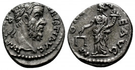 (Silver. 3.00g 17mm) Pescennius Niger AD 193-194. Antioch Denarius AR
IMP ... IGER ISTI AVG, laureate head right
Rev: MONE..[E AVG], Moneta wearing ...