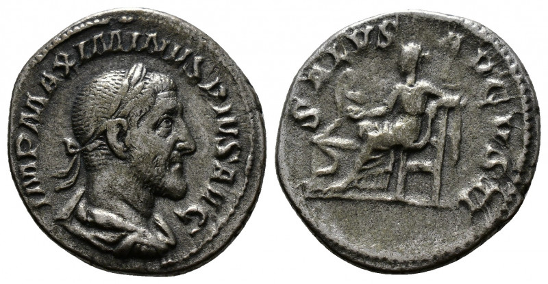 (Silver. 3.08g 19mm) MAXIMINUS THRAX (235-238). Denarius. Rome.
Laureate, drape...