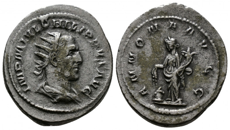 (Silver. 4.47g 23mm) Philip I. A.D. 244-249. AR antoninianus. Rome, A.D. 245-247...