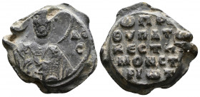 (Lead 8.26g 22mm) Byzantine Circa 10th-11th centuries