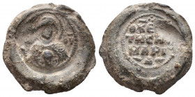 (Lead 4.67g 18mm) Byzantine Circa 10th-11th centuries