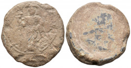 (Lead 32.25g 33mm) Byzantine Circa 10th-11th centuries