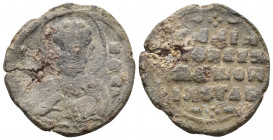 (Lead 5.56g 23mm) Byzantine Circa 10th-11th centuries