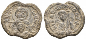 (Lead 5.24g 21mm) Byzantine Circa 10th-11th centuries