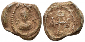 (Lead 6.90g 13mm) Byzantine Circa 10th-11th centuries