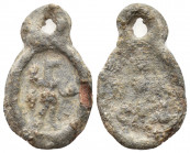 (Lead 3.62g 14 mm Byzantine Circa 10th-11th centuries