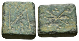 (Bronze. 4.26g 14mm) Circa 4th-7th centuries