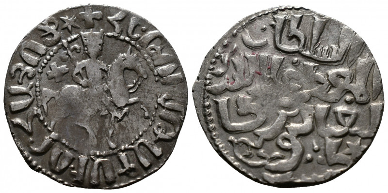(Silver. 2.95g 23mm) (Armenia/Seljuks Rum) Kayqubad I and Hetoum 1 AR Bilingual ...
