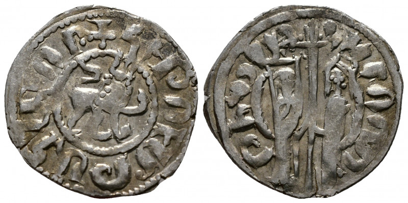 (Silver.3.01g 23mm) Cilician Armenia, Hetoum I (1226-1270) Half Tram
Queen Zabe...