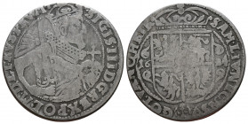 (Silver.6.57g 29mm) POLAND - XVII cent.; Poland - Sigismund III Vasa 1587-1632
