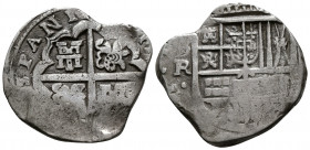 (Silver.13.35g 28mm) Spain. Felipe II (1556-1598). AR 4 Reales 
Cal. 296b.