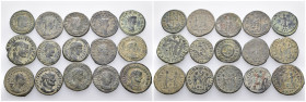 15 ancient bronze pieces (bronze 53,60gr) sold as seen