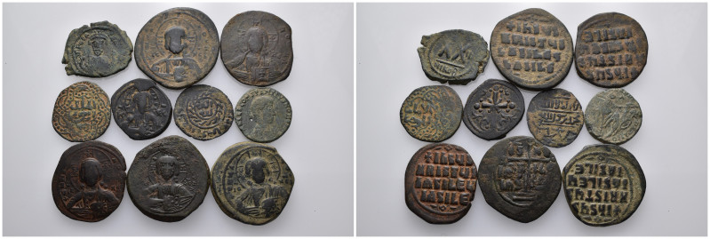 10 ancient bronze pieces (bronze 81,60gr ) sold as seen