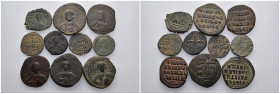 10 ancient bronze pieces (bronze 81,60gr ) sold as seen