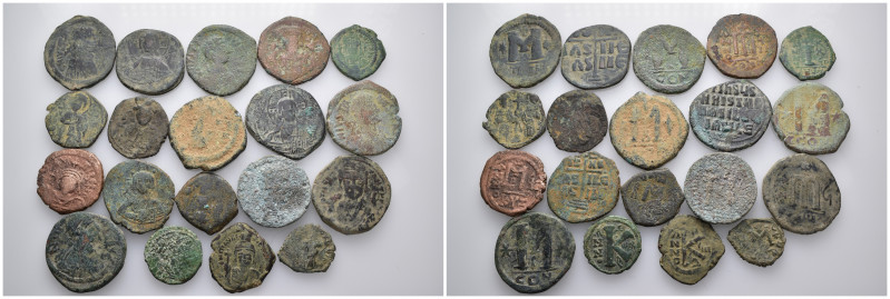 19 ancient bronze pieces (bronze 193,23gr) sold as seen