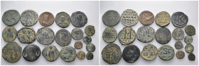 20 ancient bronze pieces (bronze 172,43gr) sold as seen