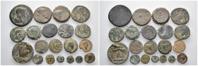 20 ancient bronze pieces (bronze 155,19gr) sold as seen