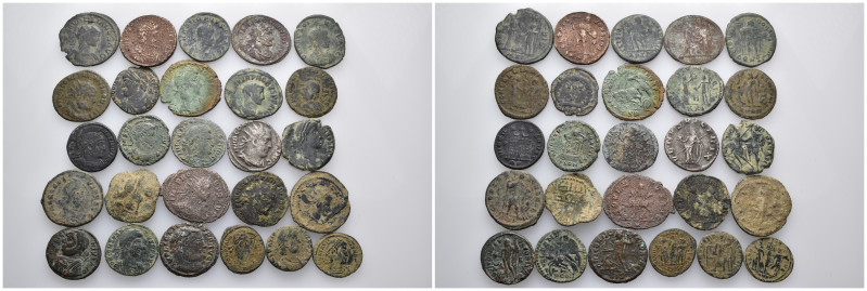 26 ancient bronze pieces (bronze 82,73gr) sold as seen