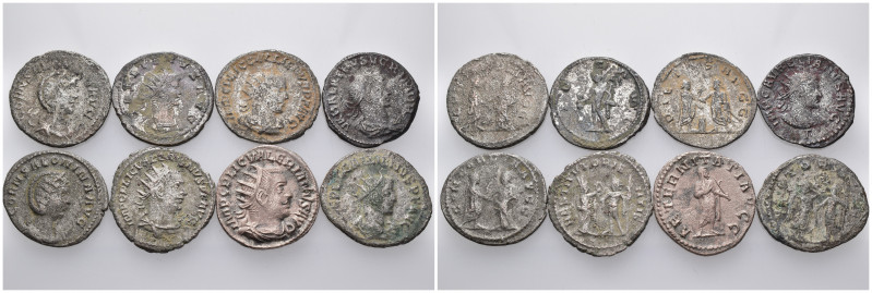 8 ancient bronze pieces (bronze 25,53gr) sold as seen