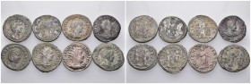 8 ancient bronze pieces (bronze 25,53gr) sold as seen
