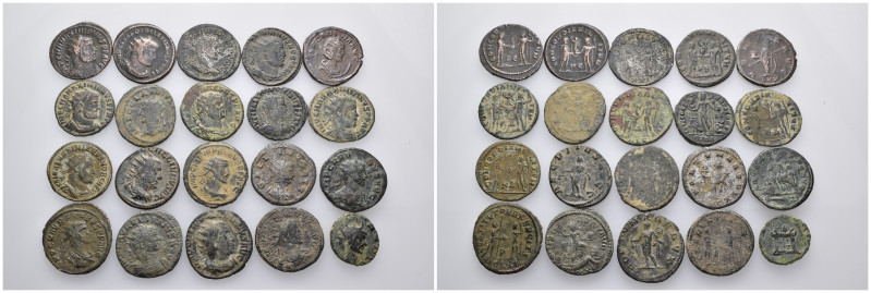 20 ancient bronze pieces (bronze 65,07gr) sold as seen