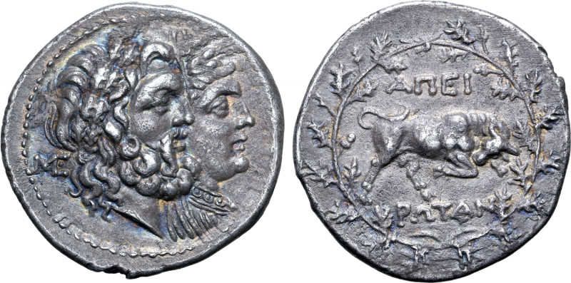 Epeiros, Epirote Republic AR Stater. Circa 233-168 BC. Jugate heads of Zeus Dodo...