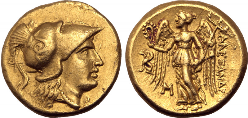 Kingdom of Macedon, Alexander III 'the Great' AV Stater. Teos, struck under Anti...