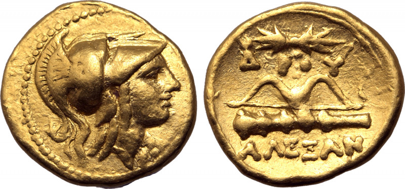 Kingdom of Macedon, temp. Alexander III - Philip III AV Quarter Stater. ‘Amphipo...