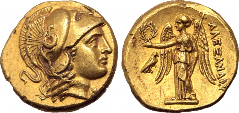 Kingdom of Macedon, Alexander III 'the Great' AV Stater. Salamis, circa 332-323 ...