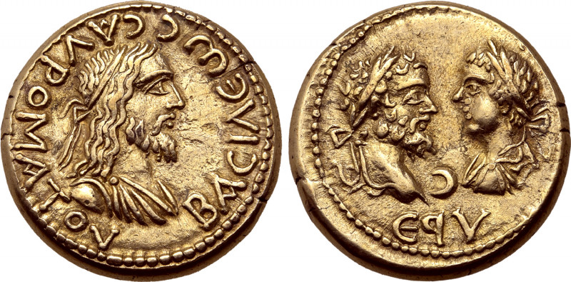 Kings of the Bosporos, Sauromates II, with Septimius Severus and Caracalla, EL S...