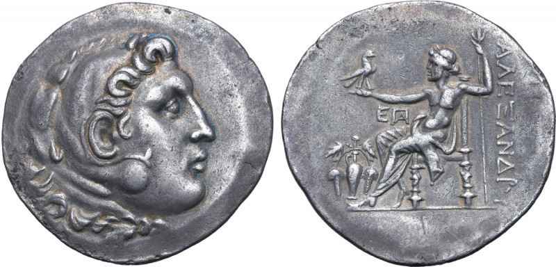 Aiolis, Temnos AR Tetradrachm. Civic issue, in the name and types of Alexander I...
