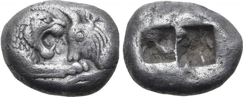 Kingdom of Lydia, Kroisos AR Stater - Double Siglos. Sardes, circa 561-546 BC. C...