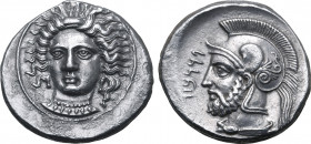 Cilicia, Tarsos AR Stater. Pharnabazos, Persian military commander, circa 380-373 BC. Diademed female head (Arethusa?) facing slightly to left, wearin...