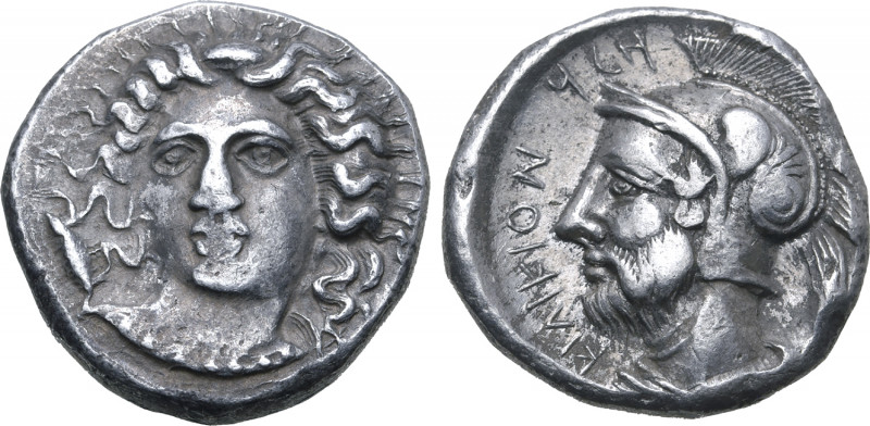 Cilicia, Tarsos AR Stater. Pharnabazos, Persian military commander, circa 380-37...