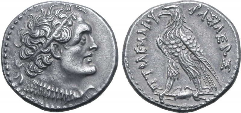 Ptolemaic Kingdom of Egypt, Ptolemy V or VI AR Tetradrachm. Alexandria, circa 20...