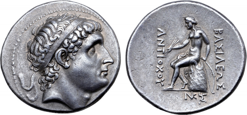 Seleukid Empire, Antiochos I Soter AR Tetradrachm. Smyrna, circa 281-261 BC. Dia...