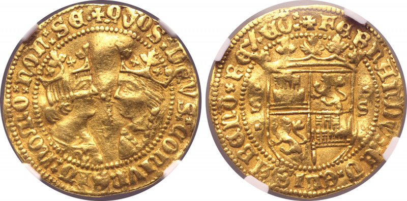 Spanish States, Castile and León (Kingdom). Fernando V and Isabel I (Los Reyes C...
