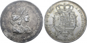 Italian States, Etruria (Kingdom). Carlo Ludovico di Borbone and Maria Luigia, as Regent, AR Dena da 10 Lire. Firenze (Florence) mint, 1807. Giovanni ...