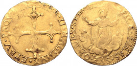 Italian States, Toscana (Tuscany, Grand Duchy). Ferdinando II de’ Medici AV Doppia. Firenze (Florence) mint for Pisa, 1620-1670. • FER • II • MAG • DV...