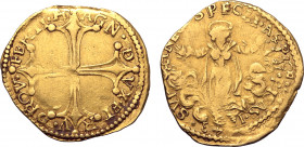 Italian States, Toscana (Tuscany, Grand Duchy). Ferdinando II de’ Medici AV 1/2 Doppia. Firenze (Florence) mint for Pisa, 1643. FER II • MAGN • DVX • ...