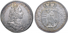 Italian States, Toscana (Tuscany, Grand Duchy). Francesco Stefano di Lorena AR 1/2 Francescone da 5 Paoli. Firenze (Florence) mint, 1739. FRANC • III ...