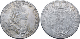 Italian States, Toscana (Tuscany, Grand Duchy). Francesco Stefano di Lorena AR 1/2 Francescone da 5 Paoli. Firenze (Florence) mint, 1742. FRANC • III ...