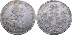 Italian States, Toscana (Tuscany, Grand Duchy). Francesco Stefano di Lorena AR Francescone da 10 Paoli. Second Series. Firenze (Florence) mint, 1747. ...