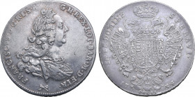 Italian States, Toscana (Tuscany, Grand Duchy). Francesco Stefano di Lorena AR Francescone da 10 Paoli. Third Series. Firenze (Florence) mint, 1754. A...